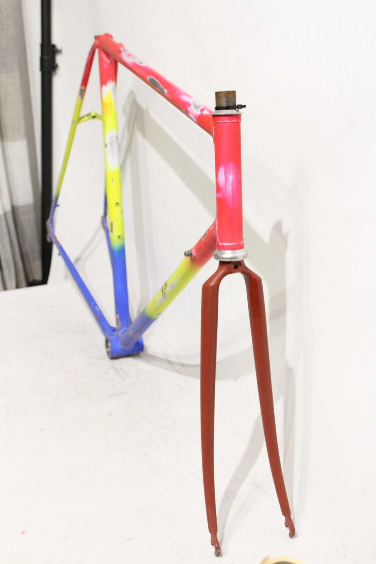 rama szosowa GREG LEMOND columbus stal 58 cm kolarzówka CN3