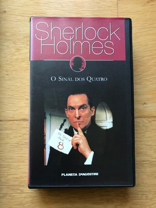 Coleção filmes Sherlock Holmes em VHS