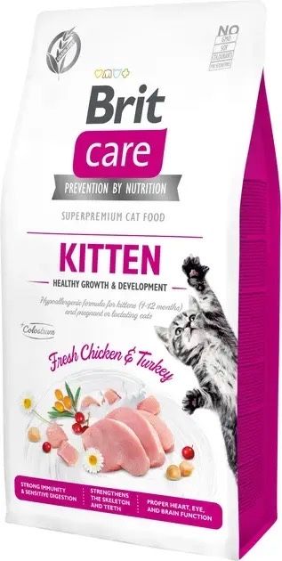 Brit Care Cat Kitten HGrowth Development для кошенят курка індичк 7 кг