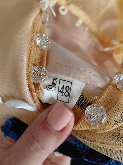 Сукня випускна синя