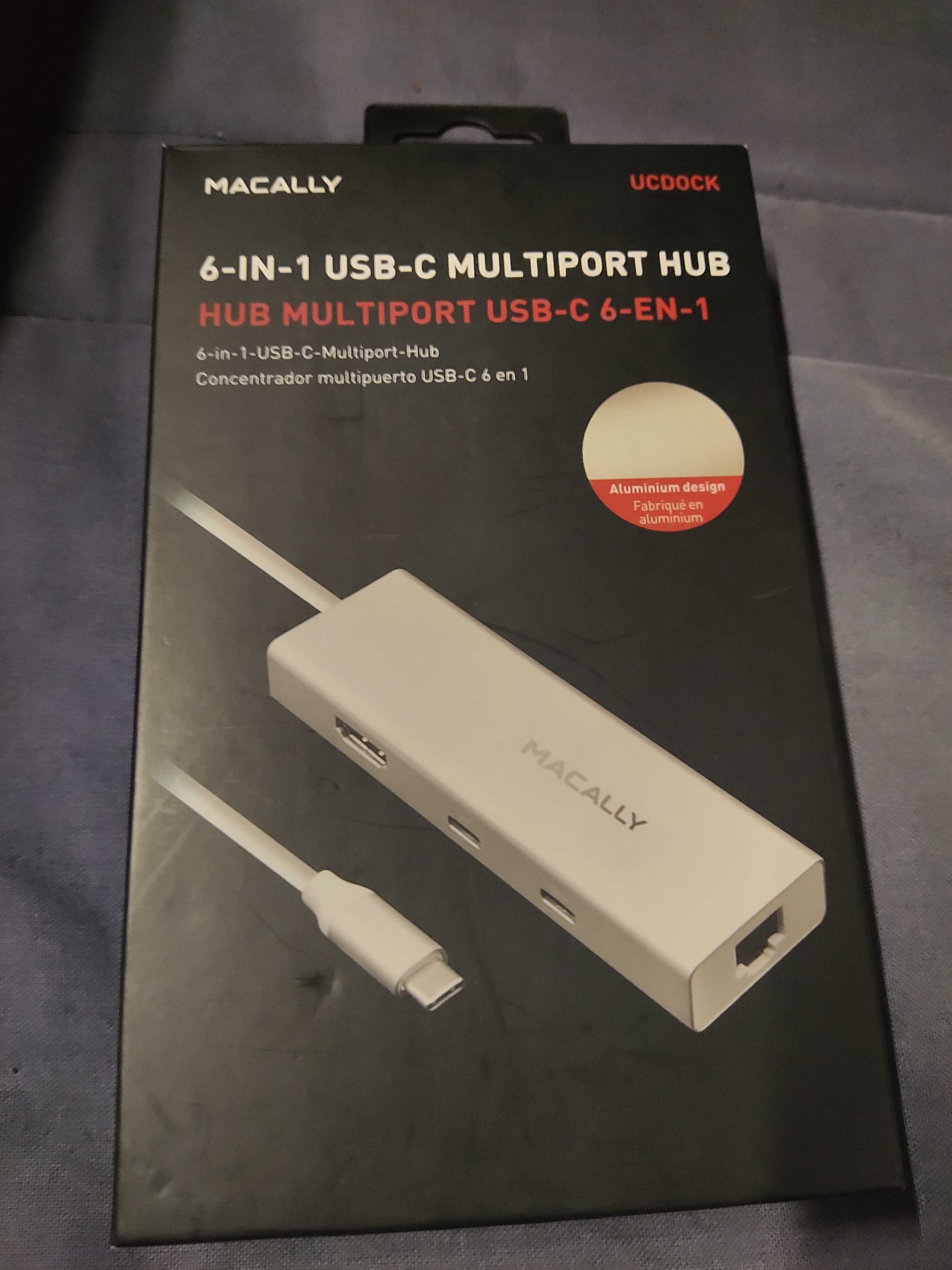 Vendo Hub USB-C Macally UC DOCK