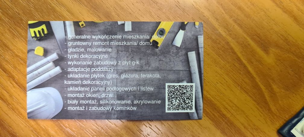 Gładzie, malowanie, układanie płytek...