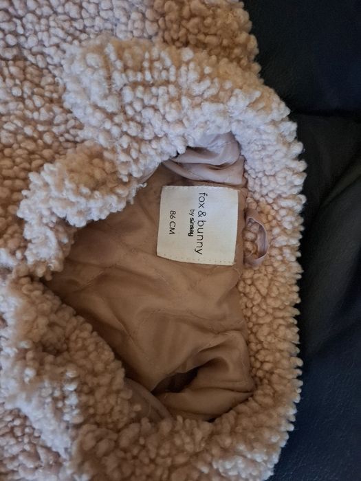 Sprzedam różowe futerka firmy  fox&bunny,  rozmiar 86