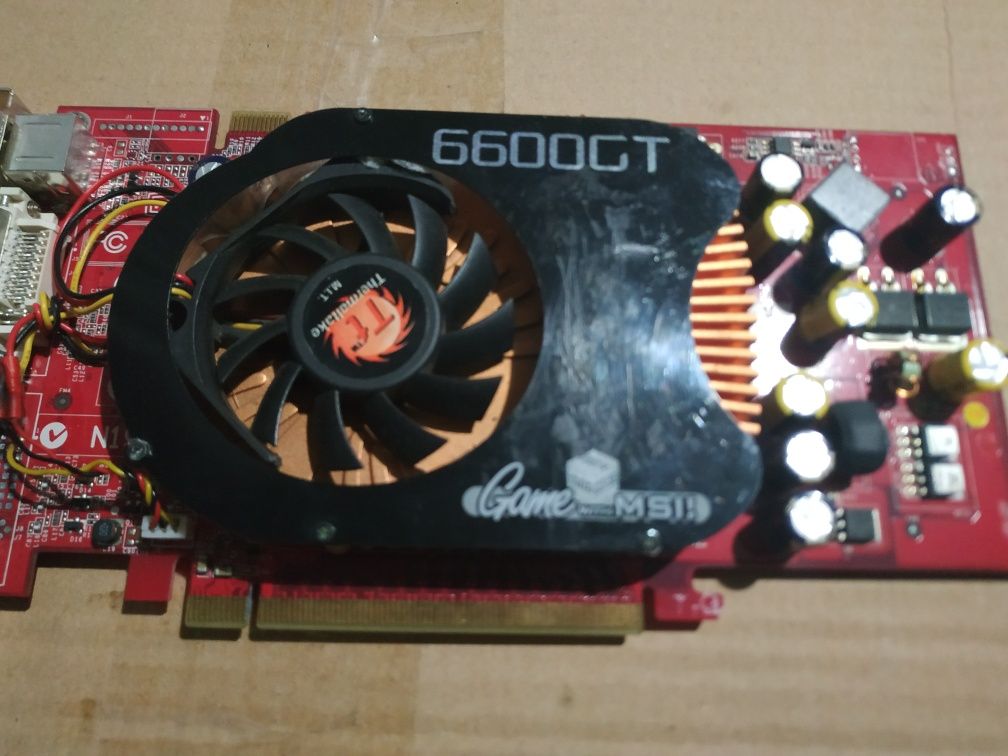 MSI  NX6600 GT 256MB/256mb отличном робочем состоянии.