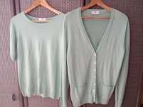 Dwa swtwerki bliźniaki od Peter Hahn 100 procent merino wool 42/44