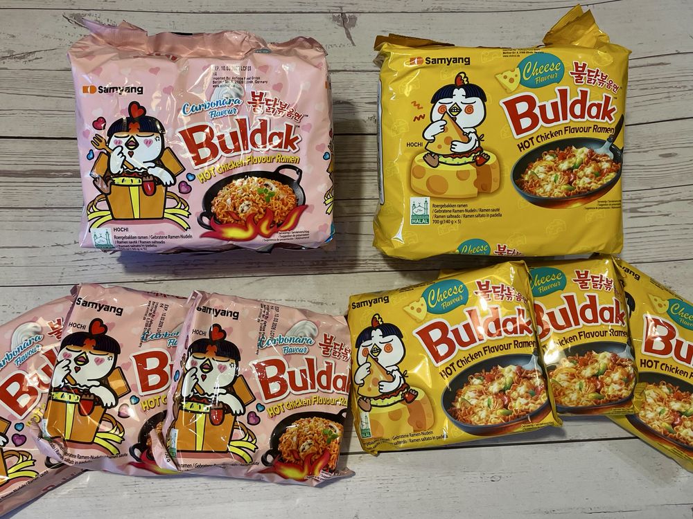 Buldak Ramen Локшина Carbonara, Cheese, Карбонара, Сир