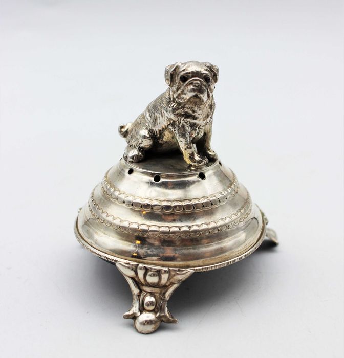 Serviço de Chá e Café Art-Deco em Prata Antiga