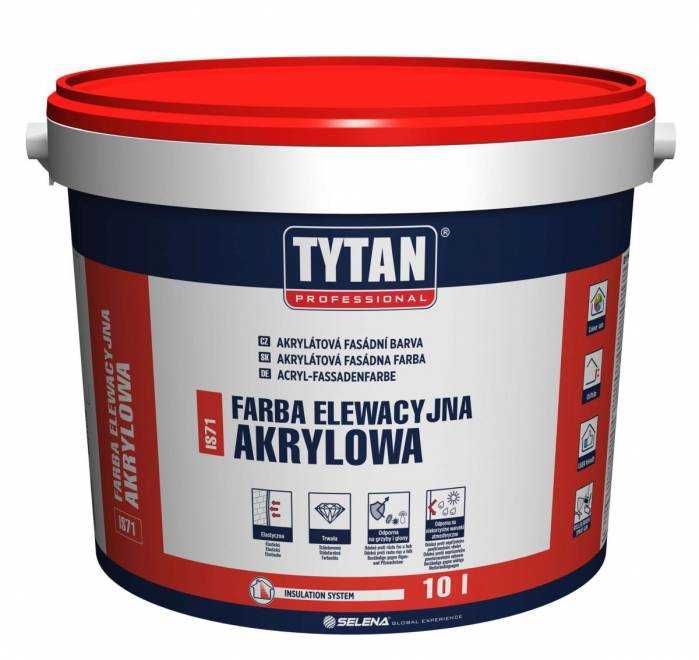 Farba elewacyjna Tytan akrylowa, silikonowa KOLORY