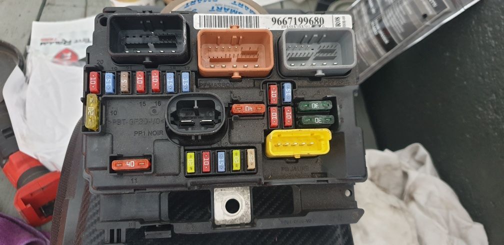 Komputer ecu zestaw startowy ds3 citroen peugeot 207 1.6 thp