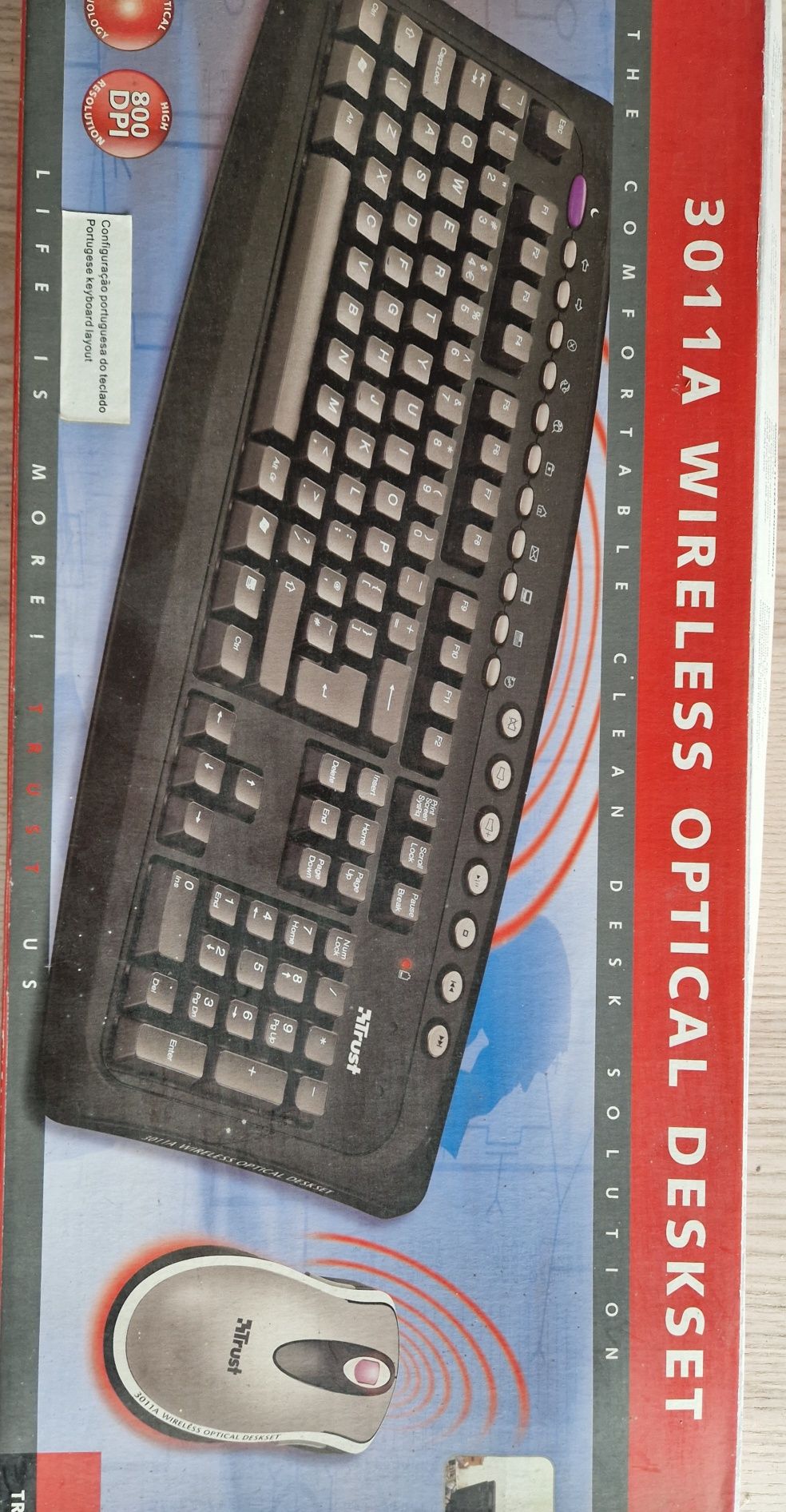 Teclado e rato sem fios Trust