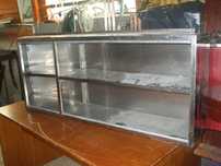 Escaparate prateleira aço inox  1,70x51x30 sem portas