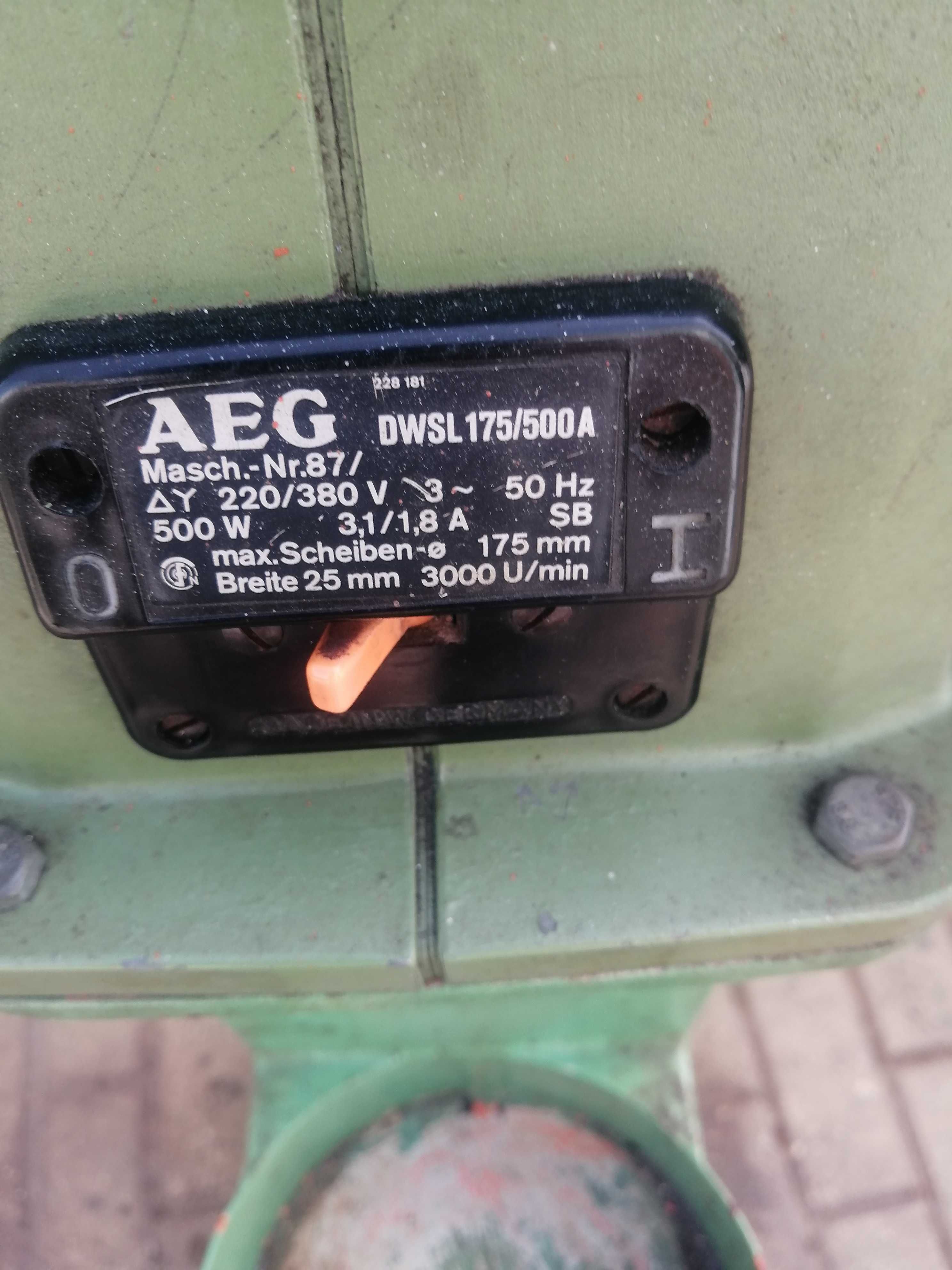 Vendo Esmeriladora  dupla AEG trifásica - 500 watts