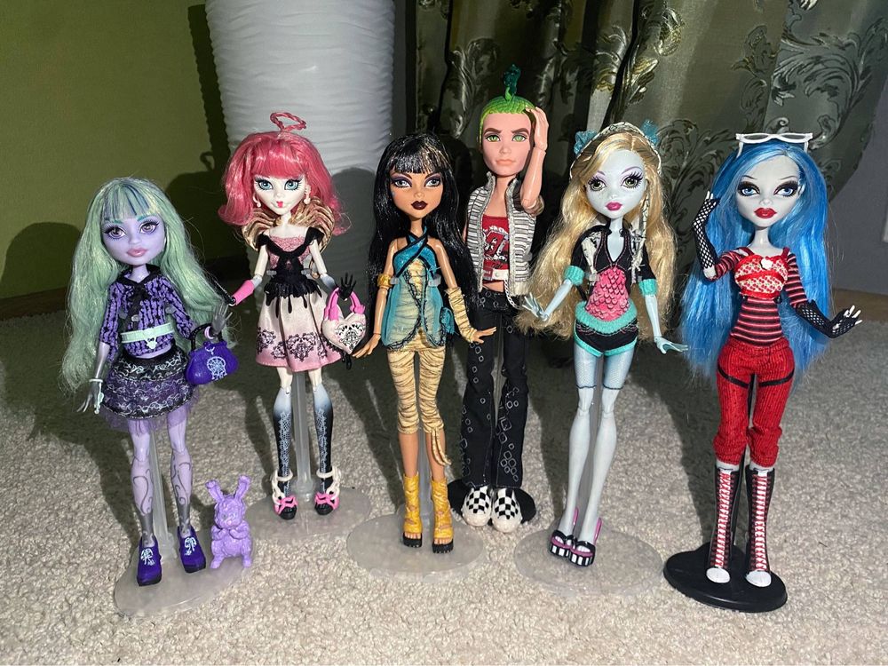 Ляльки monster high/ Basic doll/Cleo de Nile / Cupid/ Lagoona blue, g1