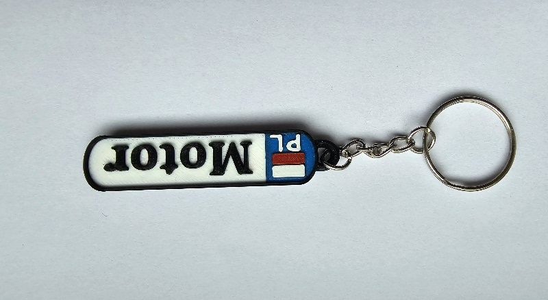 Breloczek Tablica Rejestracyjna z napisem Motor - Personalizowany