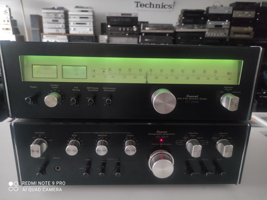 Sansui AU 5900 i TU 5900. Zestaw stereo Stan Igła Serwis . Gwarancja !