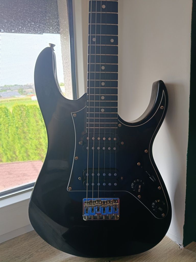 Gitara Harley Benton RG-Junior BK Rock Series