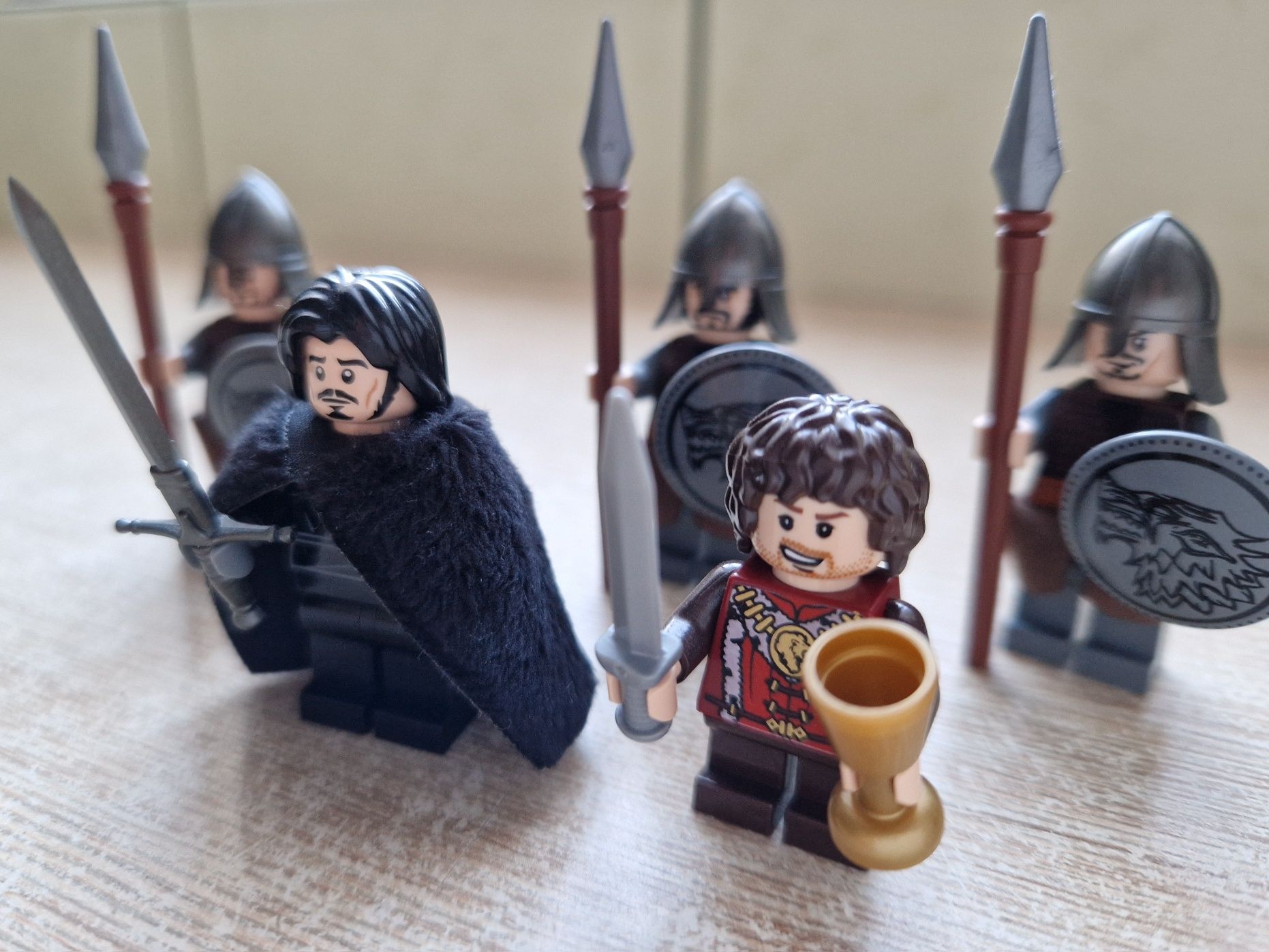 Lego Moc Gra o tron, nocna straż Snow Tyrion Castle