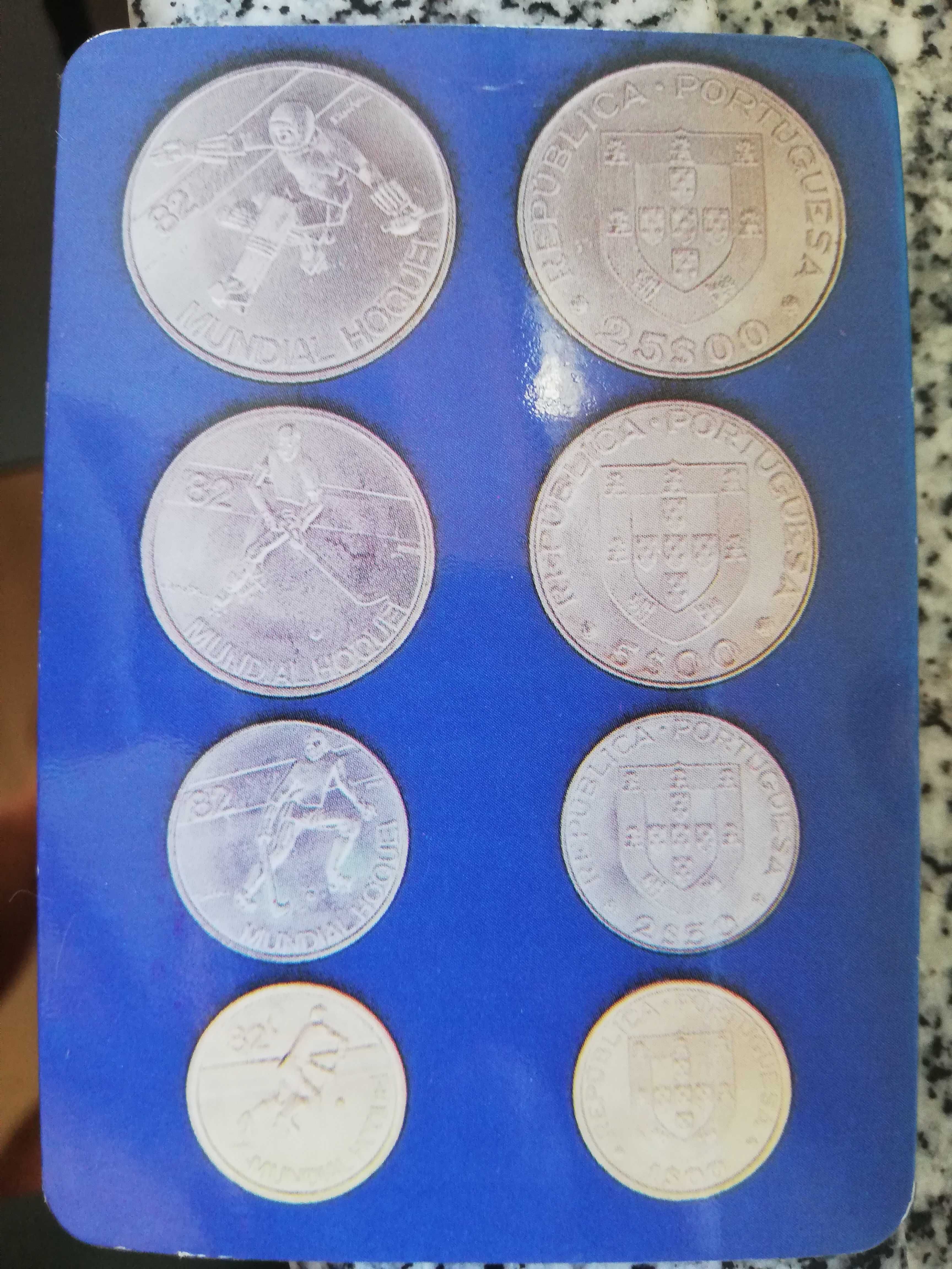 Calendários de bolso - moedas portuguesas