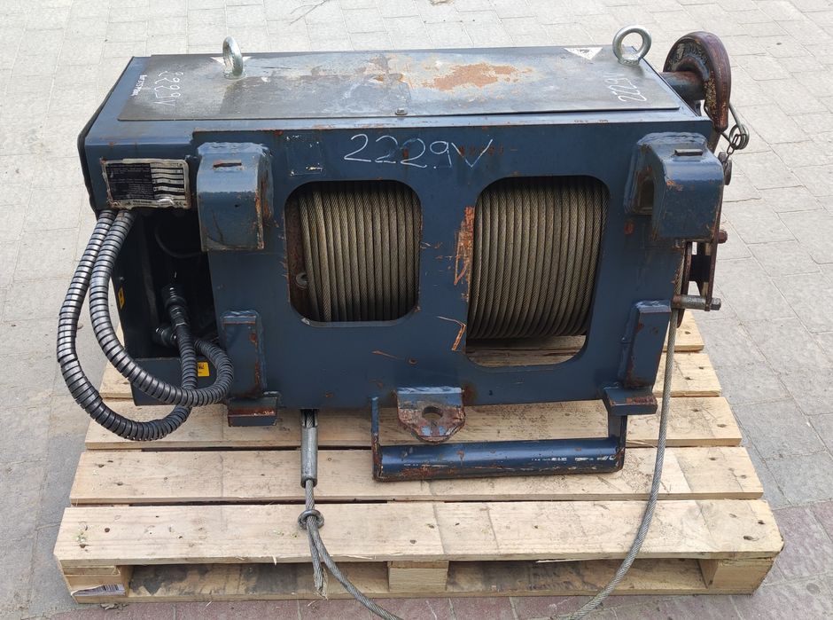 Merlo Wciągarka Hydrauliczna Treemme Hak Udźwig 3500kg Certyfikat