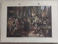 Jan Matejko 1891r. okej na płótnie Zamek w Warszawie.