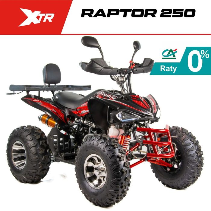 XTR Inny QUAD 250 XTR RAPTOR manual ciecz ASIX AVATAR transport RATY +gratisy