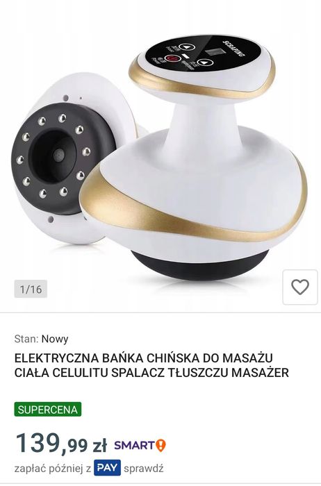 Masażer próżniowy elektryczna bańka chińska antycellulitowy