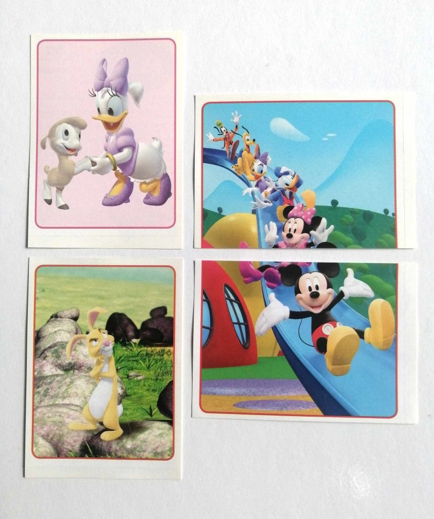Conjunto de 4 cromos Disney Playhouse 2009, da Panini