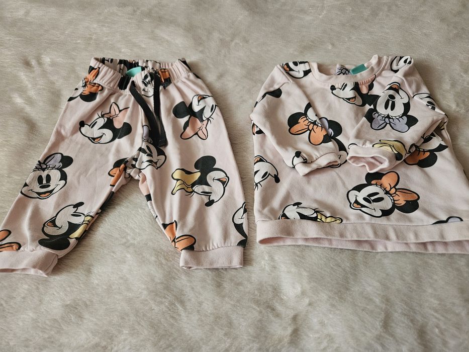 Dres sportowy dresy bluza spodnie rozm 62 Disney baby