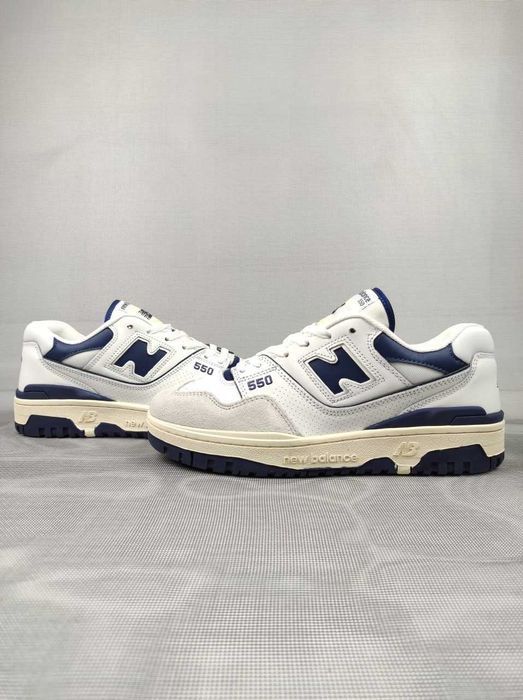 !SALE! New Balance 550 White/Navy | 36 37 38 39 40 41 42 43 44 45