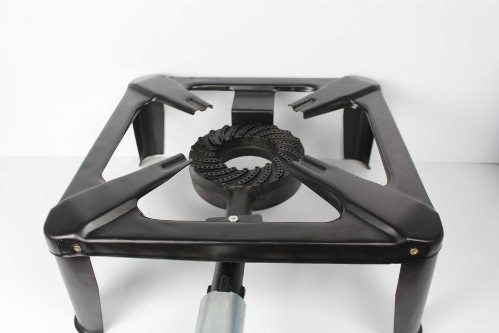 żeliwny taboret gazowy palnik 40x40cm ZESTAW REDUKTOR WĄŻ komplenty ze