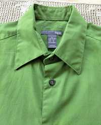 Koszula męska HM zielona rozmiar S pasuje do M