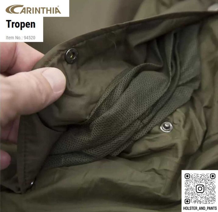Спальний мішок Carinthia Tropen, розмір Large  (+5 С)