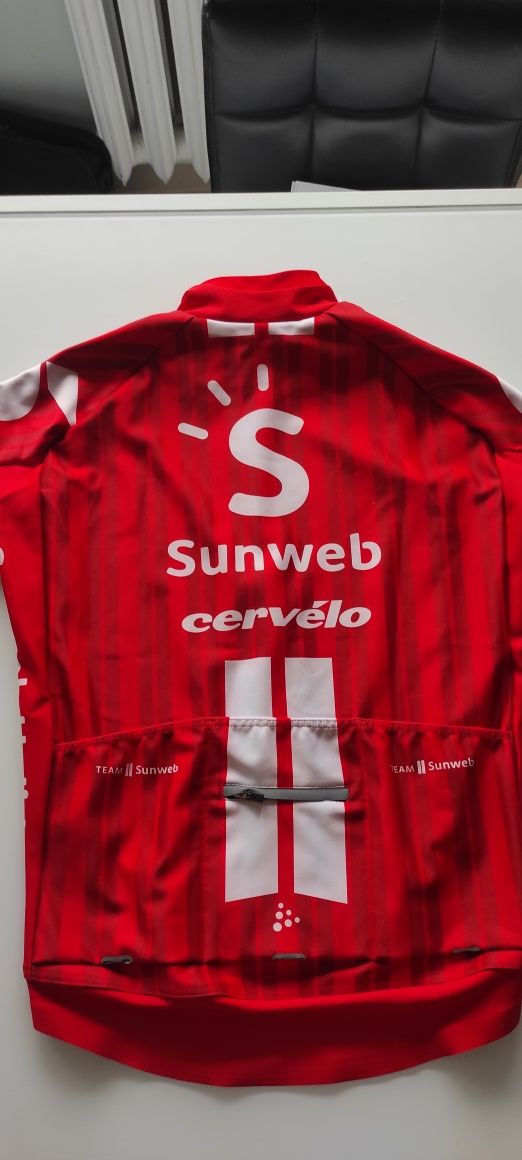 Kurtka deszczówka team SUNWEB