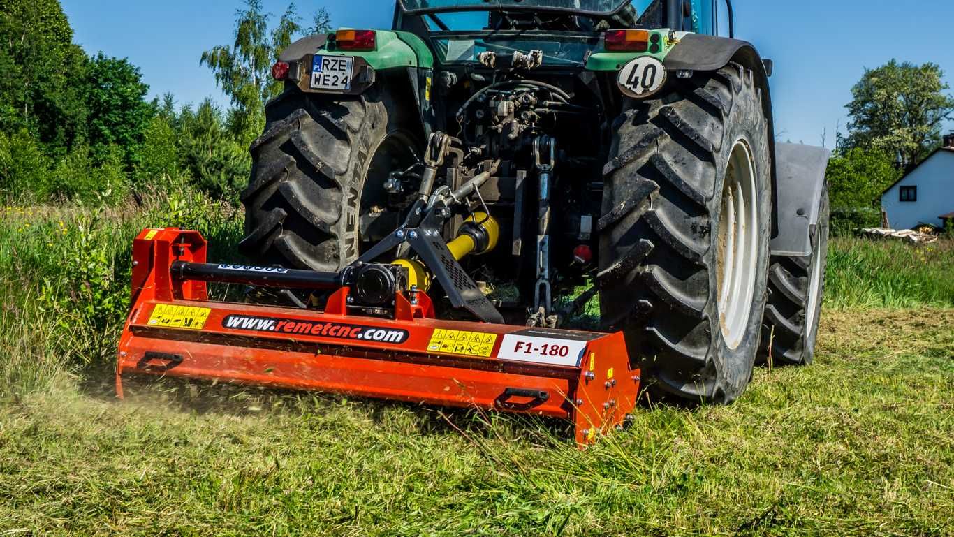 mulczer REMET F1-180 === kosiarka bijakowa ===