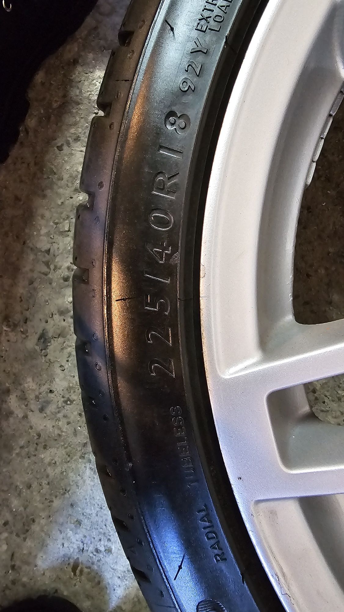 Alufelga Audi RS 5x112 R18 + nowa opona. Stan Bardzo dobry!