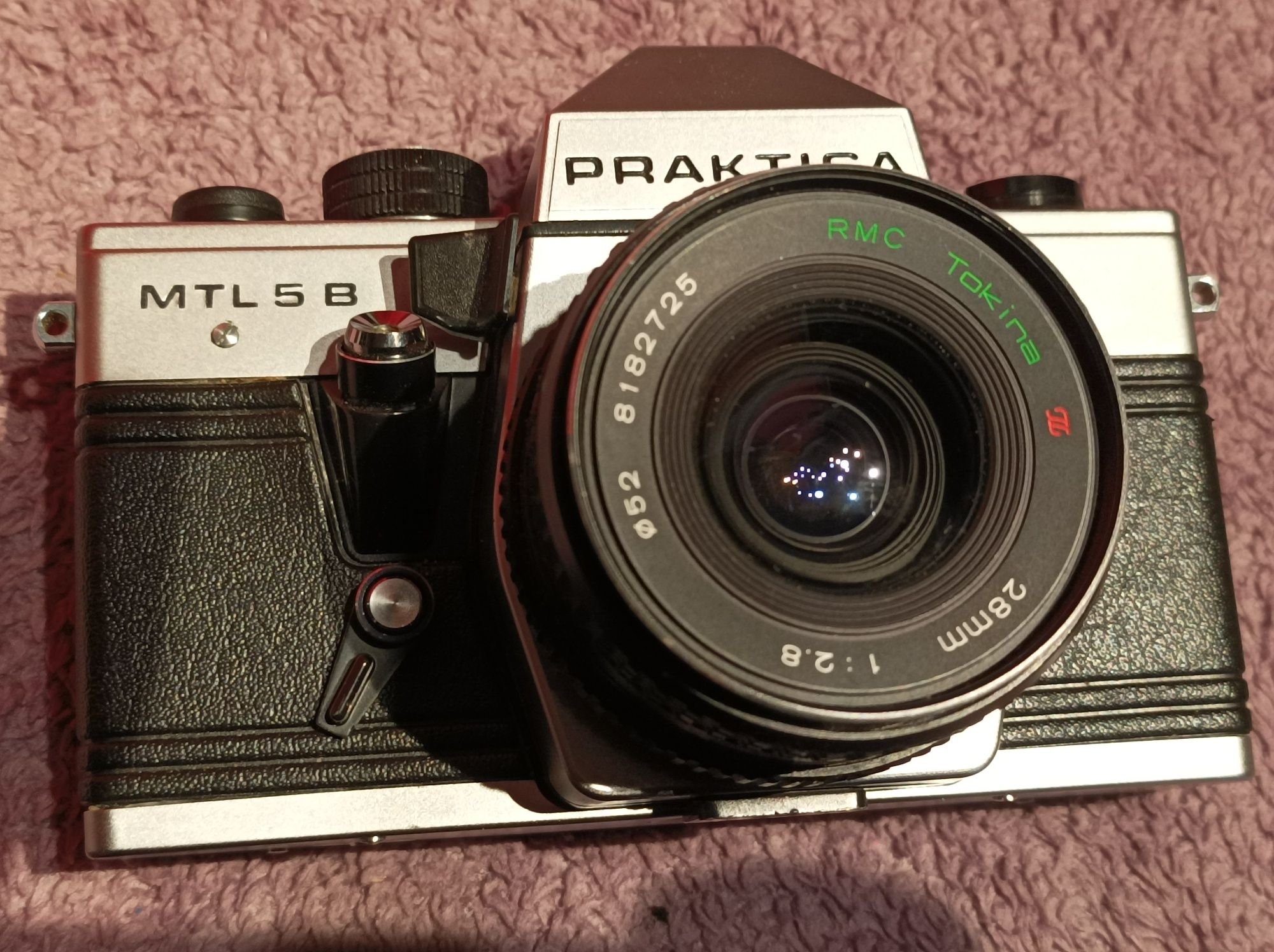Aparat Praktica MTL3 5 B + 2 x obiektyw.