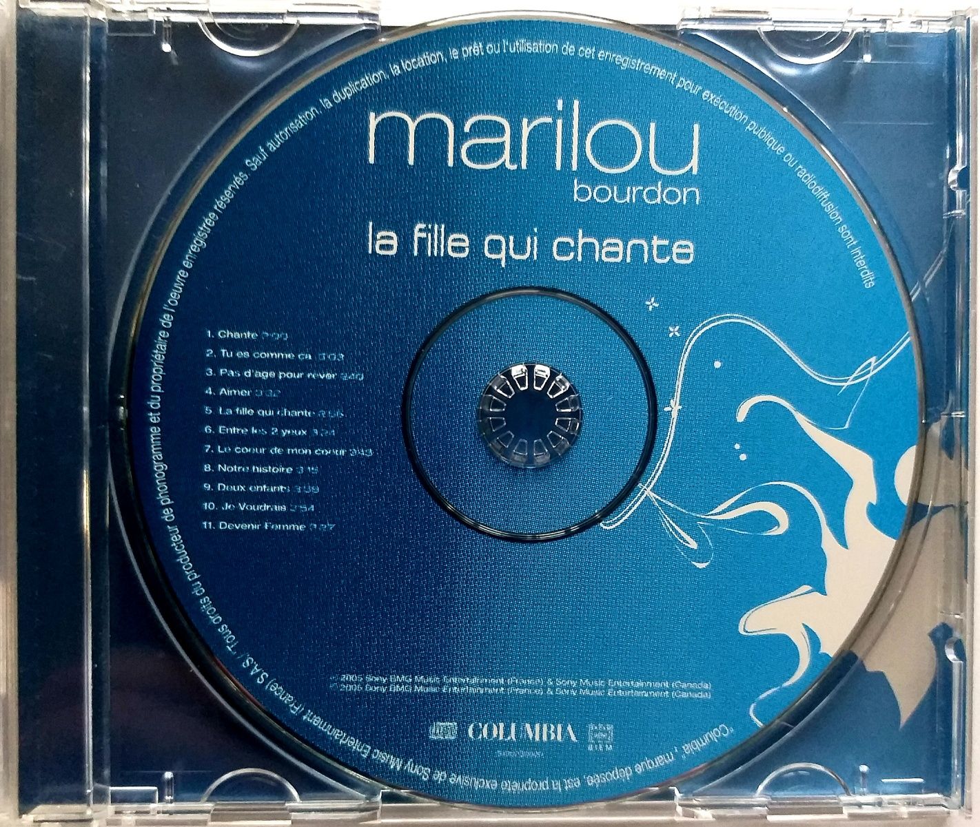 Marilou Bourdon La Fille Qui Chante 2006r