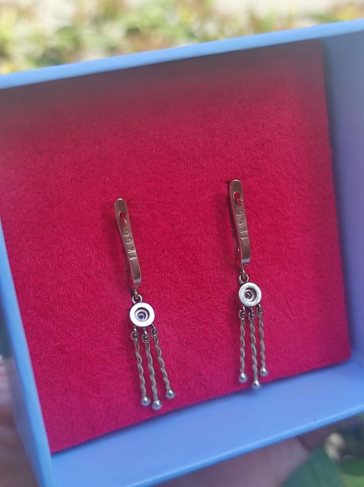 Сережки з дiамантами