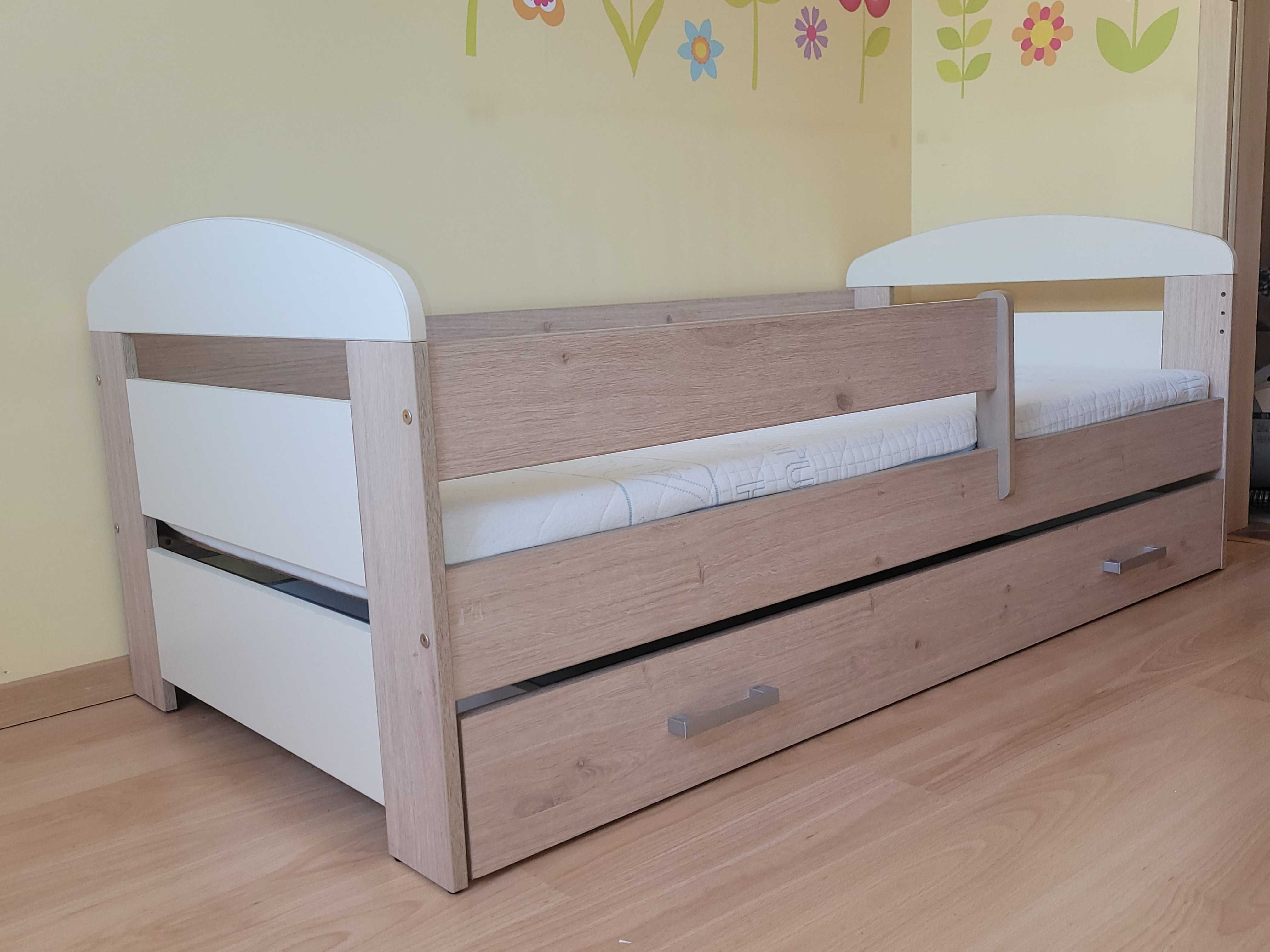 Łóżko dziecięce Pinewood KASIA 160x80 + materac lateksowy Hevea Junior