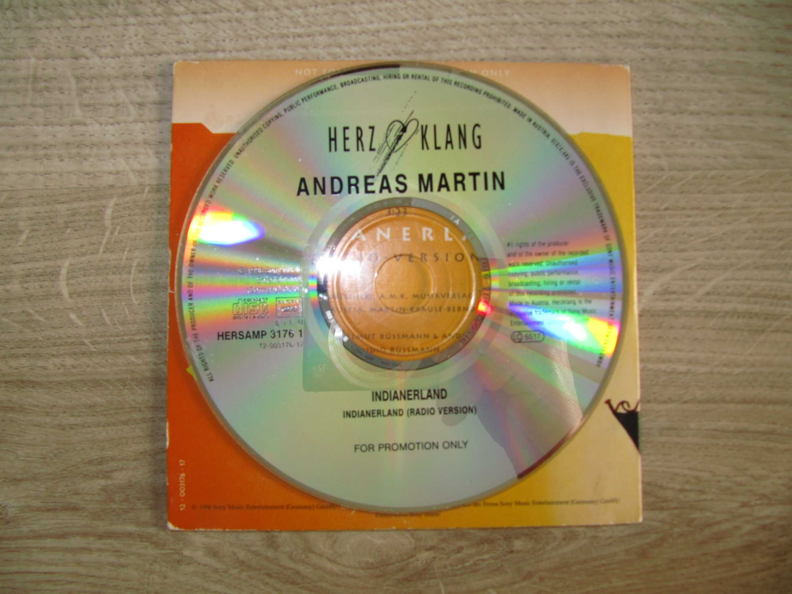 Singiel CD „Indianerland” Andreas Martin, nowy, Mokotów