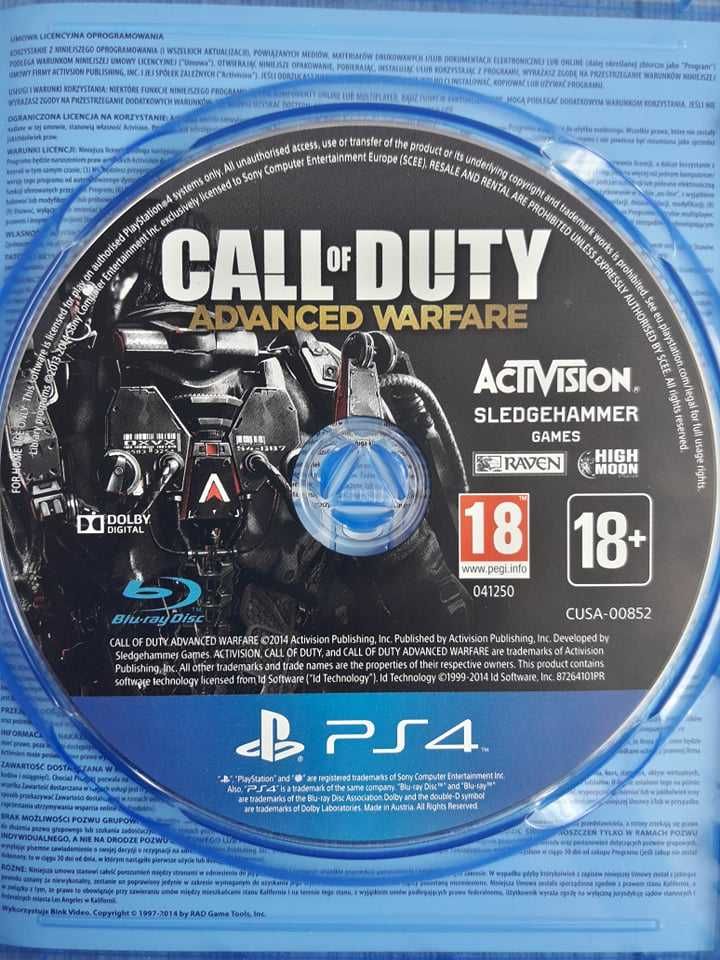 Gra Call of Duty Advanced Warfare Polska Wersja PS4/PS5 Playstation