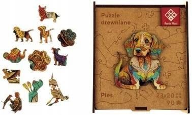 Puzzle Drewniane A4 - Pies, Panta Plast