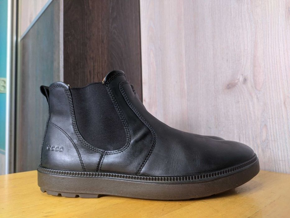 Ecco - кожаные ботинки челси
