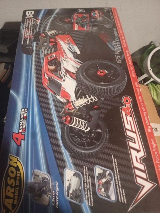 Carson vírus 4.0 fpv drone Kyosho xray