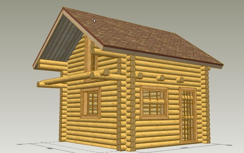 Продам міні будинок з дерева.