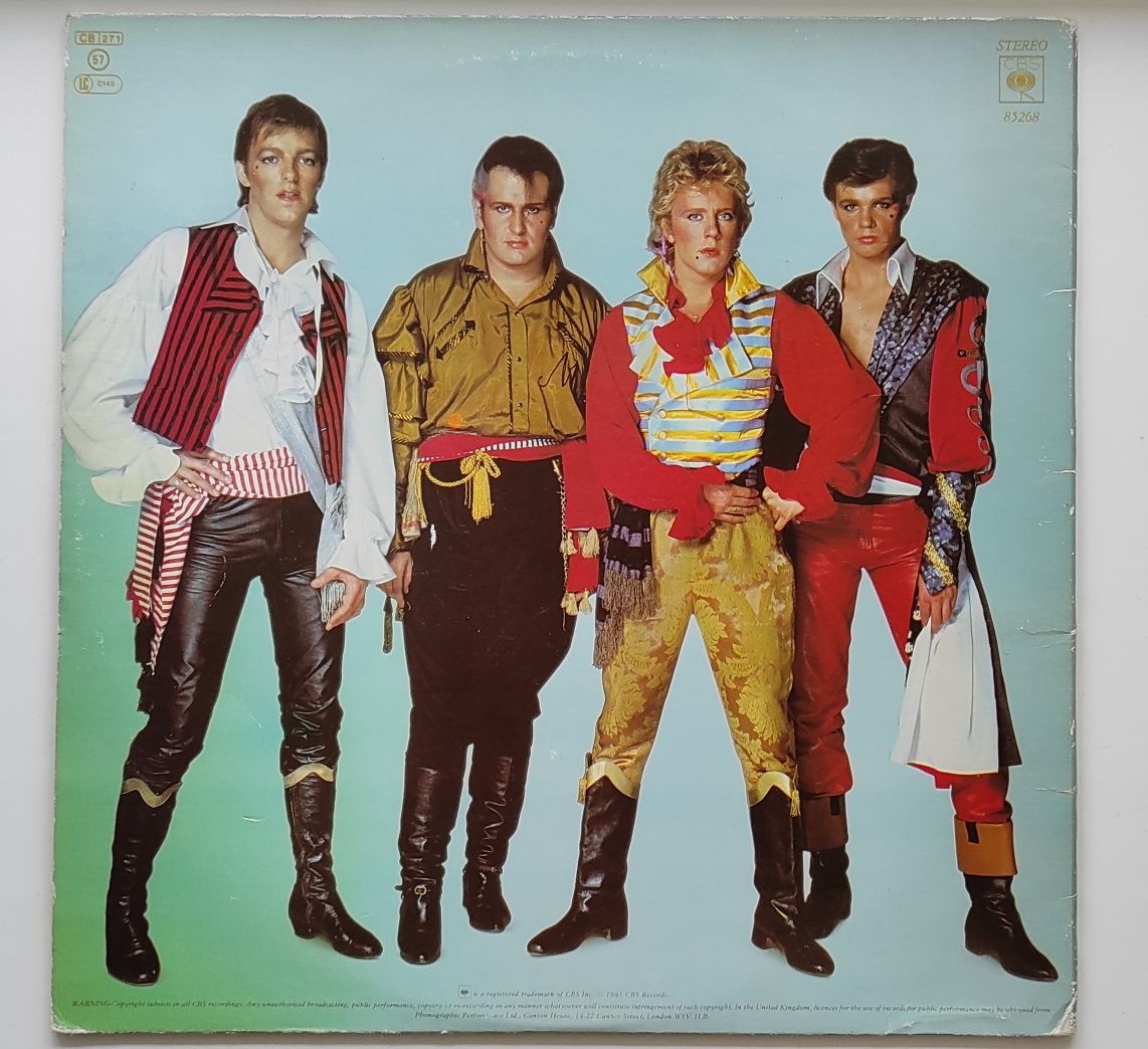 Adam And The Ants. Фирменная виниловая пластинка LP первопресс England