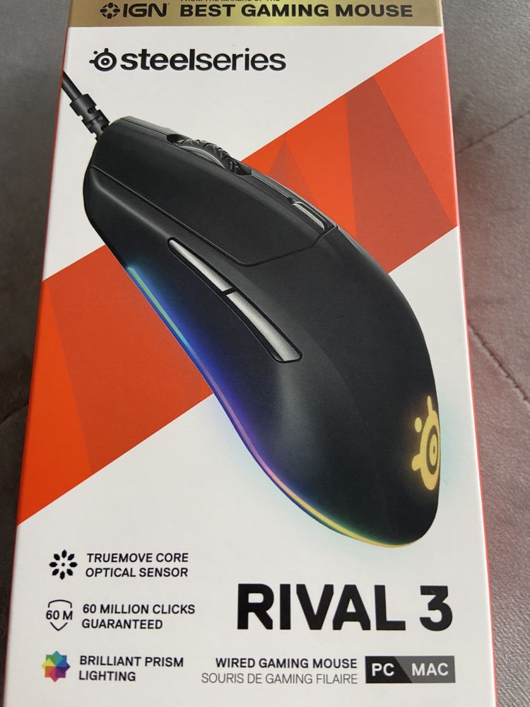 mysz komputerowa steelseries rival 3 nowa