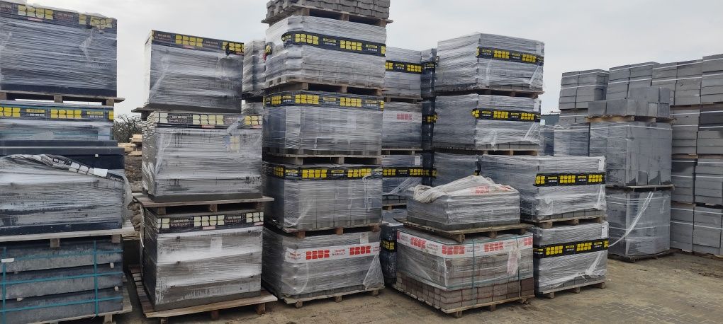 kostka Brukowa Holand Prostokąt Cegiełka kość domino 6cm NOWA brutto