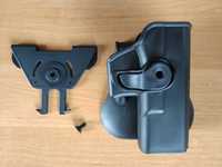 Пластиковая кобура для пистолета Glock + крепление на MOLLE или паучер