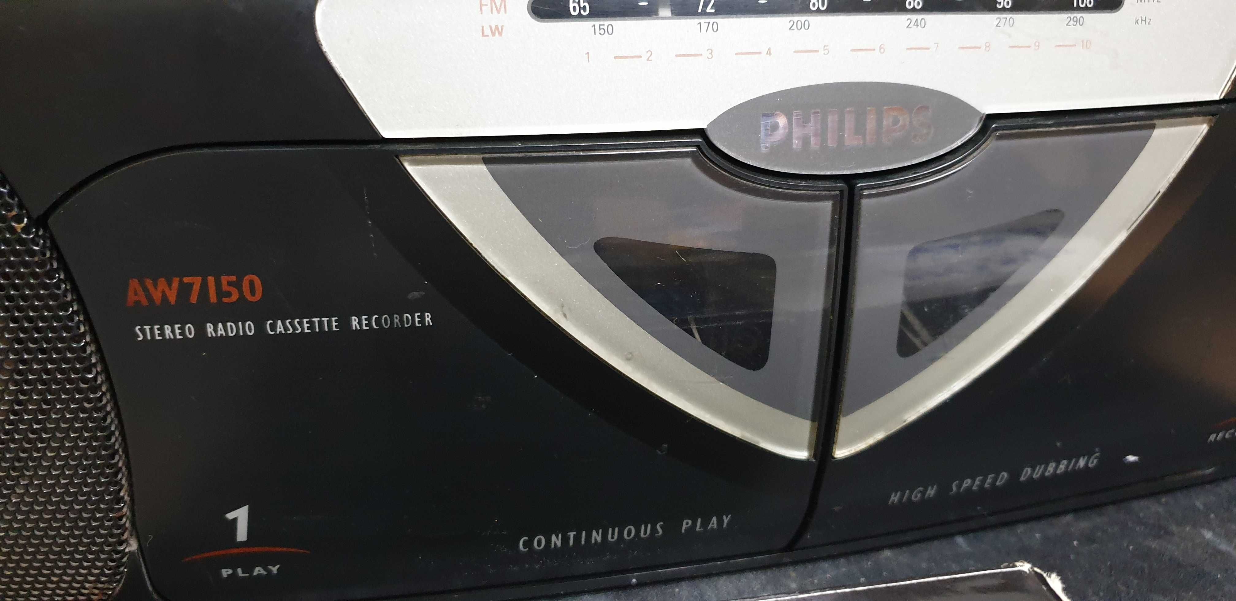 Radiomagnetofon philips AW7150 i wieza aiwa i inne